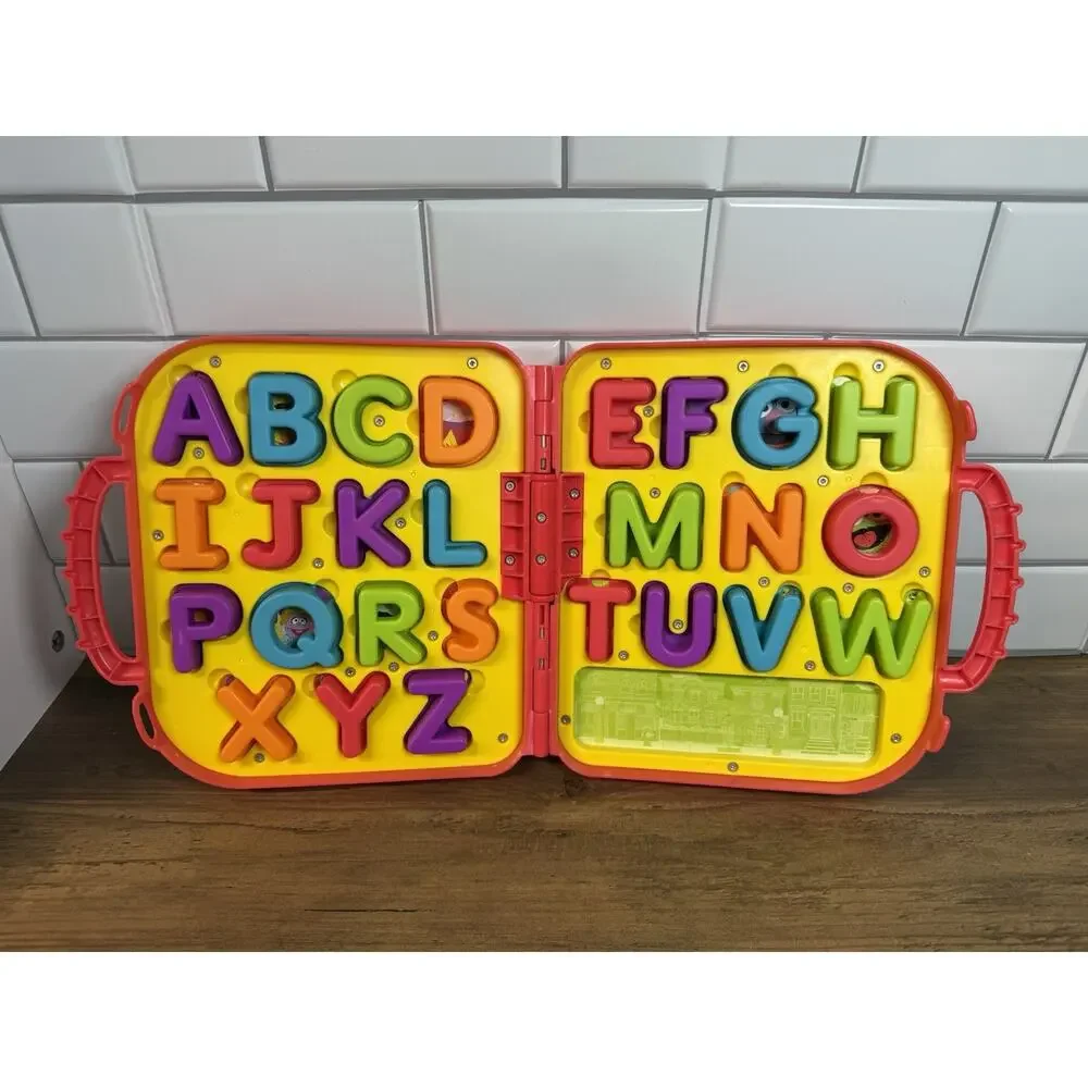 Sesame Street Alphabet Learning Case ABC Letters Educational Toy Elmo Complete